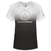 Women's V-Neck Ombre T-Shirt Thumbnail